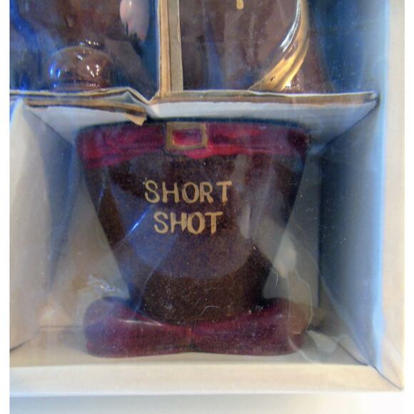 Redware Shot Glasses 8 Clay Pottery Cartoon Bar Cups Big Shot Longshot Dbl Shot - Picture 10 of 12